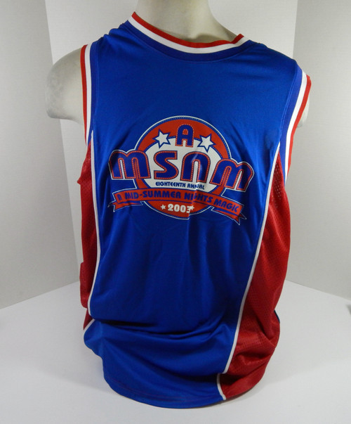 2003 MSNM #3 Game Issued Blue Jersey DP47424