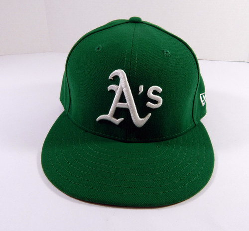 2022 Oakland A's Athletics Austin Pruitt #29 Game Issued Kelly Green Hat 7.125 4