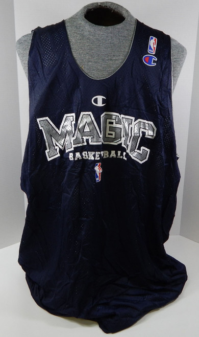 1990s Orlando Magic #51 Game Issued White Navy Practice Jersey 4XL DP25409