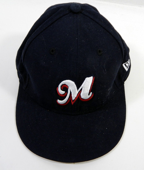 2009 Memphis Red Birds Joe Mather #21 Game Used Black Hat 7.375 DP22745