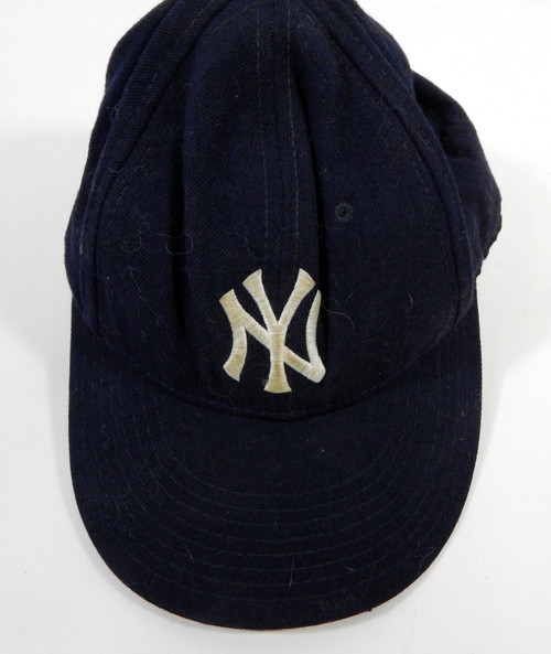 1988-92 New York Yankees Lee Guetterman #34 Game Used Black Hat DP22747