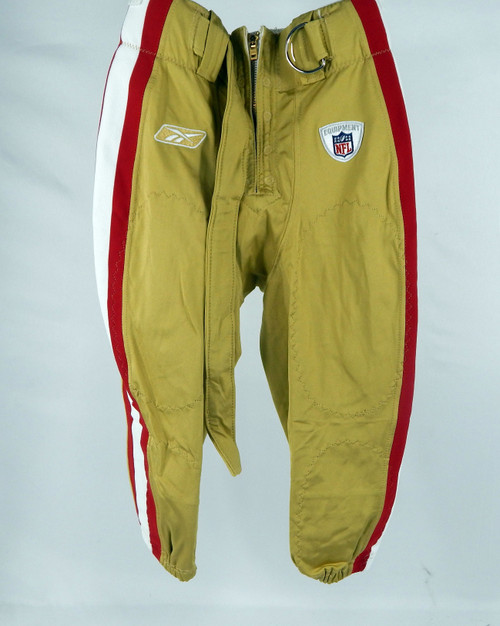 2011 San Francisco 49ers Game Issued Gold Pants 30 230