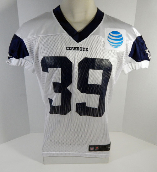2018 Dallas Cowboys Chris Westry #39 Game Issued White Practice Jersey 50 23