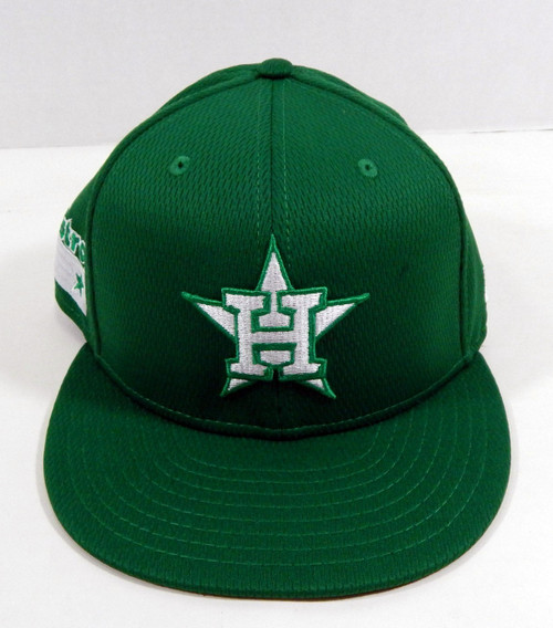 2021 Houston Astros Game Issued Green Hat St Patricks Day 7.25 711279S