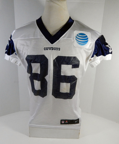 2016 Dallas Cowboys Austin Traylor #86 Game Issued White Practice Jersey DP18902