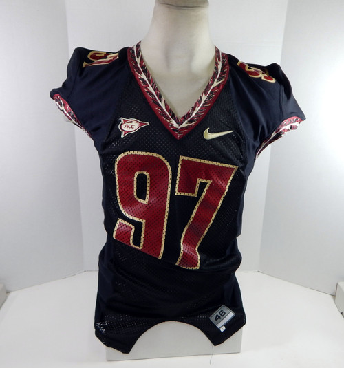 2006-08 Florida State Seminoles #97 Game Issued Black Jersey 46 DP28259