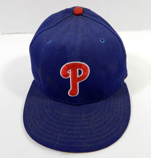 1994 Philadelphia Phillies Tony Longmire #16 Game Used Blue Hat Size 6-5/8