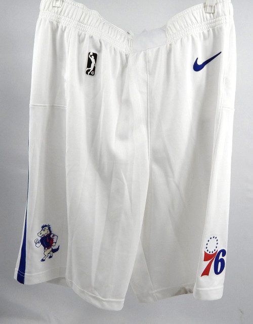 2022-23 Delaware Blue Coats Game Issued White Shorts 38 826