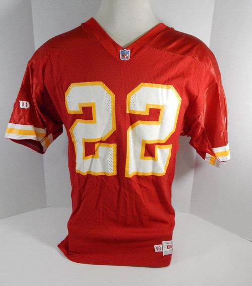 1993 Kansas City Chiefs Cobb #22 Game Issued Red Jersey DP17307