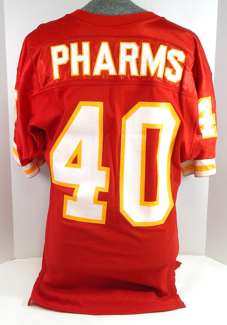 Kansas City Chiefs Pharms #40 Game Issued Red Jersey 42 DP33055
