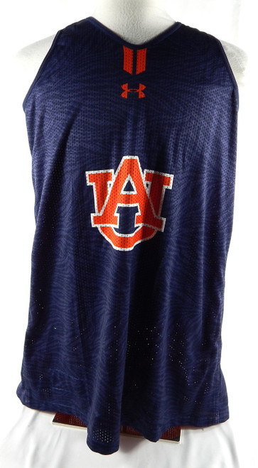 2013-14 Auburn Tigers #55 Game Used Blue Practice Jersey XL DP85974