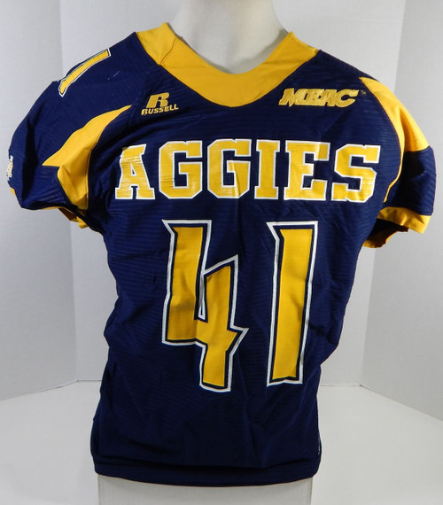 North Carolina A&T State Aggies #41 Game Used Navy Jersey XL DP24737