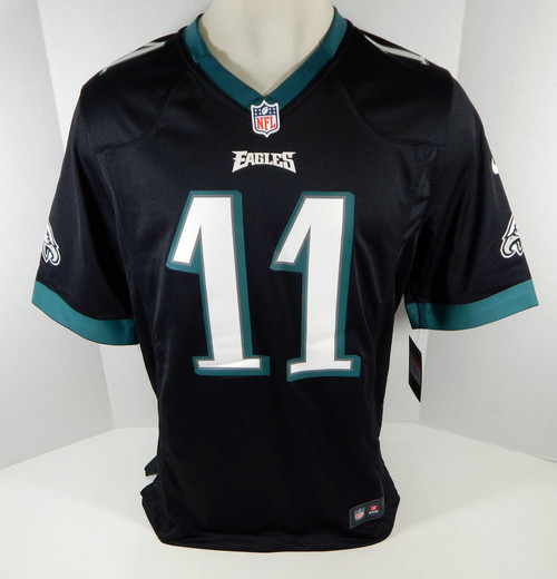 New Mens Philadelphia Eagles Carson Wentz #11 Black Game Jersey 2XL Nike Aut NWT