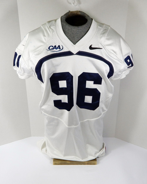 Late 2000s Early 2010s Old Dominion Monarchs #96 Game Used White Jersey 2XL 18