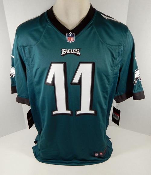 New Mens Philadelphia Eagles Carson Wentz #11 Green Game Jersey 2XL Nike Aut NWT