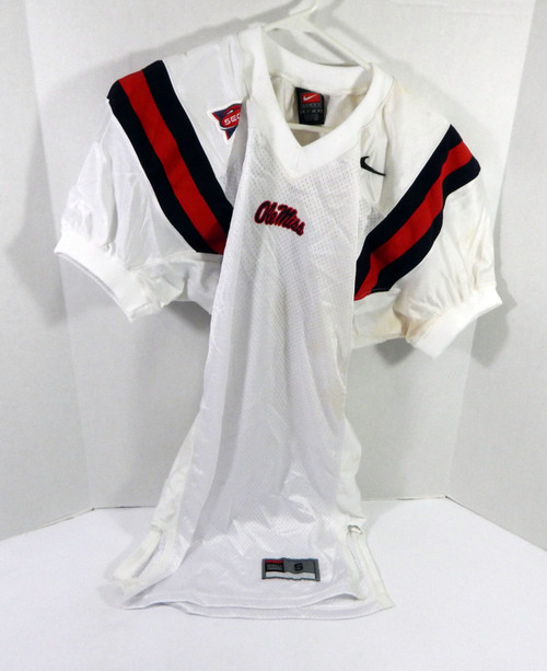 2002-05 Ole Miss Rebels Blank Game Issued White Jersey S DP31666