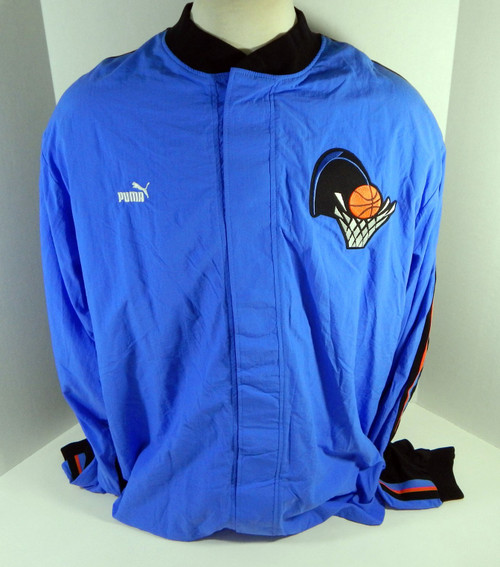 2000-01 Cleveland Cavaliers Game Issued Blue Warm Up Jacket 48 150