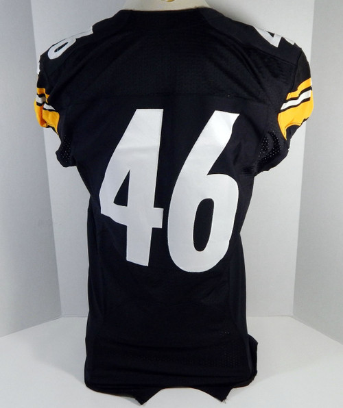 2013 Pittsburgh Steelers #46 Game Issued Black Jersey 44 DP21204