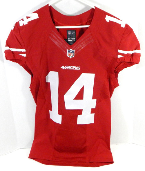 2014 San Francisco 49ers Kassim Osgood #14 Game Issued Red Jersey 40 DP26919