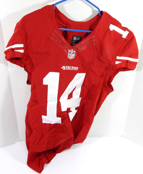 2014 San Francisco 49ers Kassim Osgood #14 Game Issued Red Jersey 40 DP35658