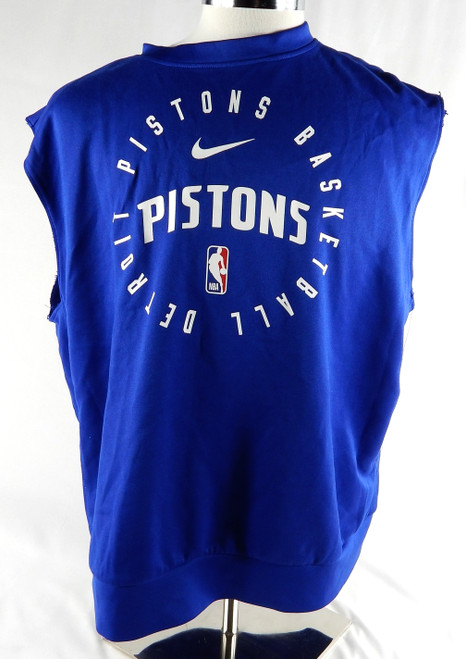2024-25 Detroit Pistons Tobias Harris #12 Game Used Blue Tank Top Shirt XL 239