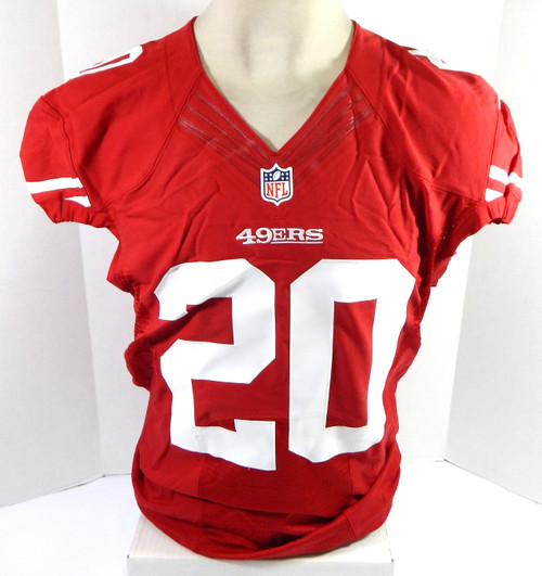2012 San Francisco 49ers Perrish Cox #20 Game Issued Red Jersey 44 86