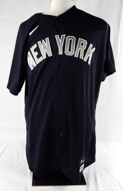 2022 New York Yankees Scott Effross #59 Game Issued Pos Used Navy Jersey ST BP 5