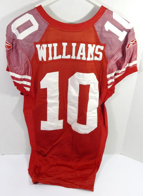 2011 San Francisco 49ers Kyle Williams #10 Game Issued Red Jersey 42 DP41210