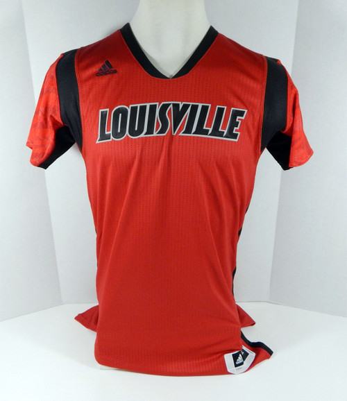 Uni of Louisville Cardinals Blank Game Issued Red Jersey Sleeves CF 2XL+2 717S