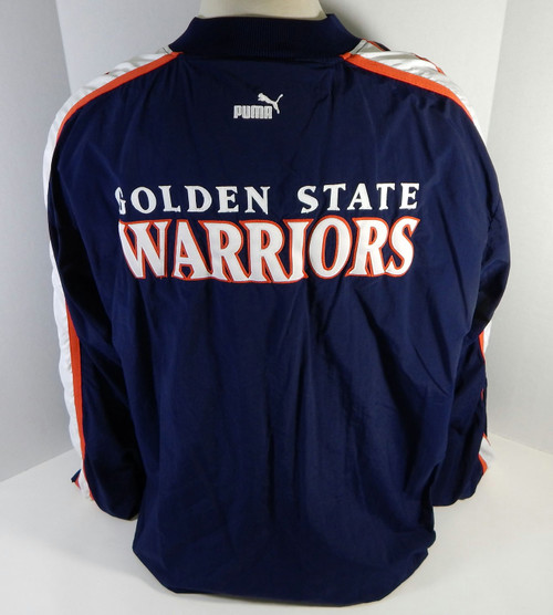 1999-00 Golden State Warriors Tony Farmer #8 Game Used Navy Warm Up Jacket 50 94