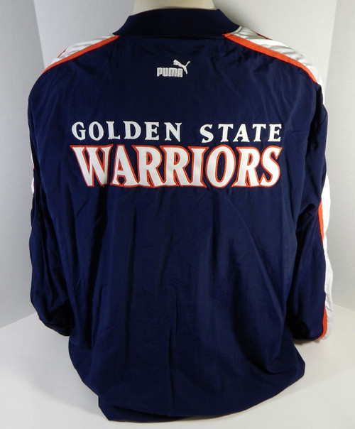 1999-00 Golden State Warriors Jason Coffey #21 Game Used Navy Warm Up Jacket 52