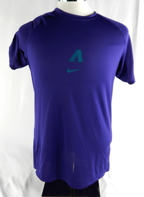 2022 Arizona Diamondbacks Jose Queliz #83 Game Issued Pos Used Purple T-Shirt 2