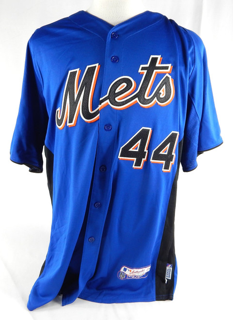 2011 New York Mets Jason Bay #44 Game Issued Pos Used Blue Jersey BP 48 975