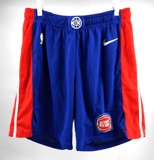 2022-23 Detroit Pistons Isaiah Stewart #28 Game Used Blue Shorts 42 247