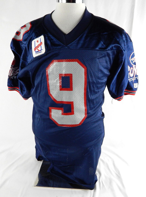1996 Connecticut Coyotes Julius Reese #9 Game Used Navy Blue Jersey 44 074