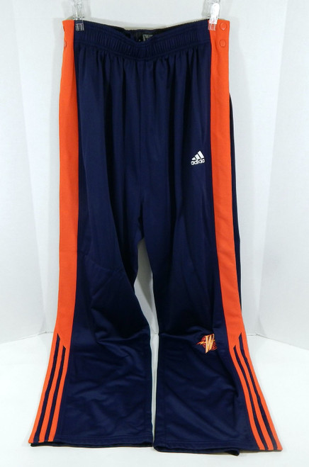 Golden State Warriors #4 Game Used Navy Pants LT DP12854