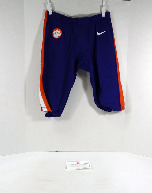 2016-17 Clemson Tigers Game Used Purple Pants 40 DP42492