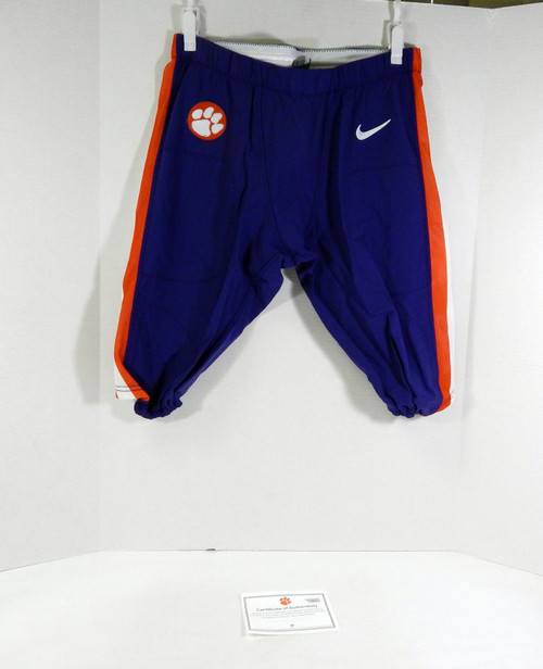 2016-17 Clemson Tigers Game Used Purple Pants 40 DP42493