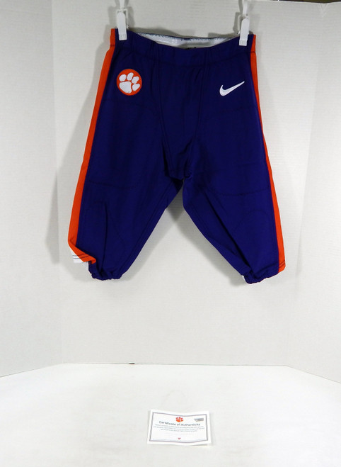 2016-17 Clemson Tigers #93 Game Used Purple Pants 34 DP42483