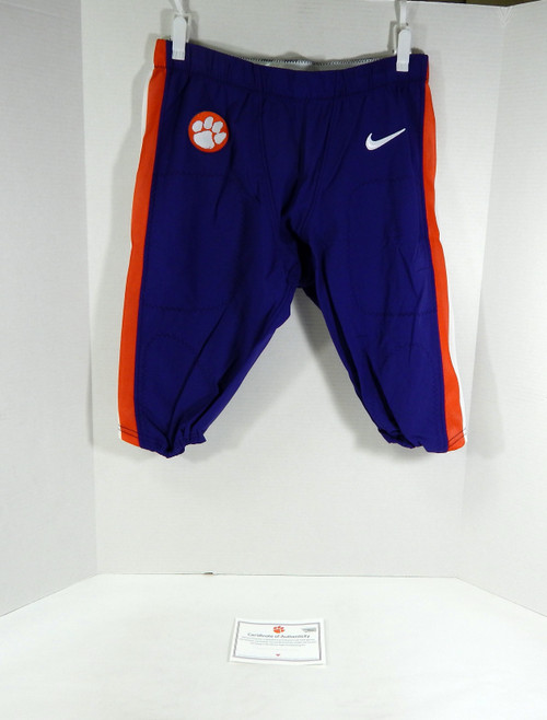 2016-17 Clemson Tigers Game Used Purple Pants 40 DP42497