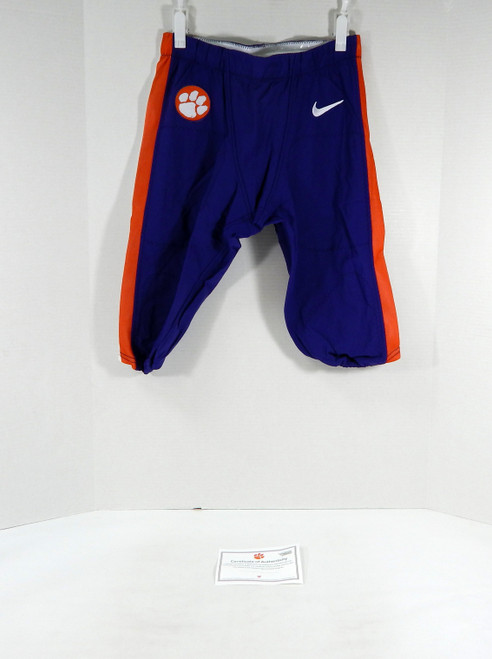 2016-17 Clemson Tigers #43 Game Used Purple Pants 34 DP42490