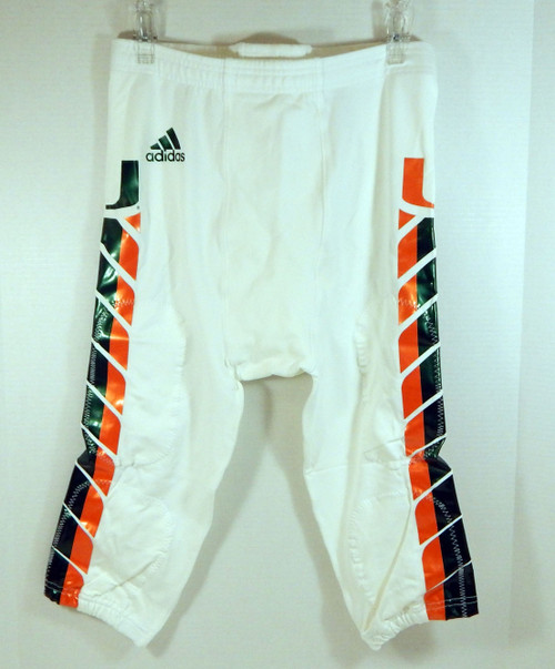 2015 Miami Hurricanes Game Issued White Pants 3XL DP27271