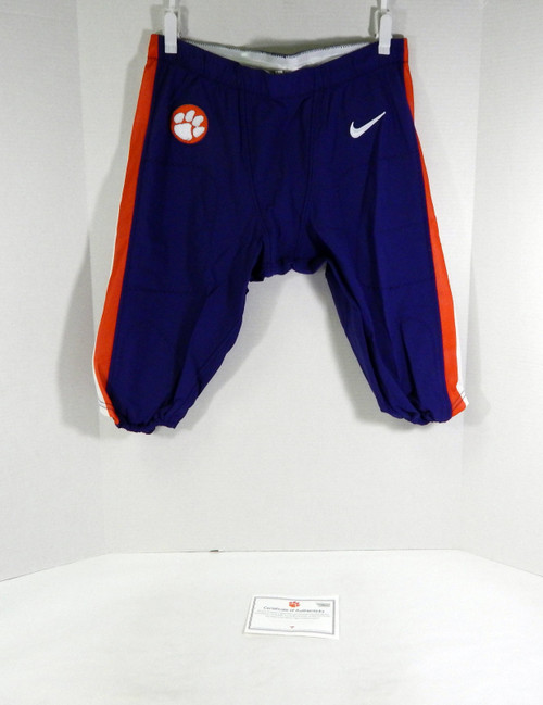 2016-17 Clemson Tigers Game Used Purple Pants 40 DP42475