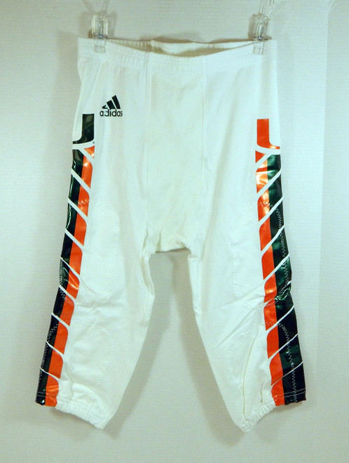 2015 Miami Hurricanes Game Issued White Pants 3XL DP27272