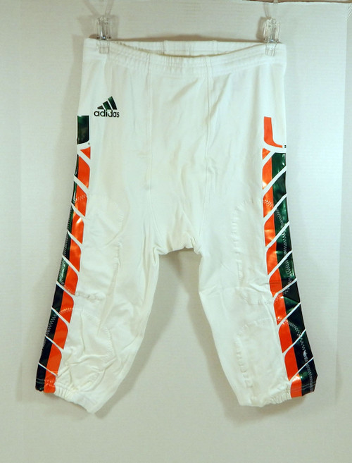 2015 Miami Hurricanes Game Issued White Pants 3XL DP27257