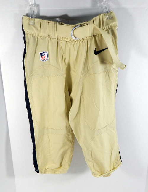 2017 New Orleans Saints Game Issued Gold Pants 32 NOS0247