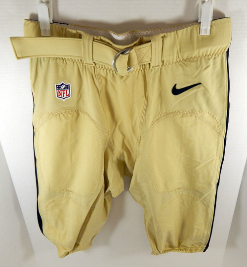 2017 New Orleans Saints Game Issued Gold Pants 38 DP28037