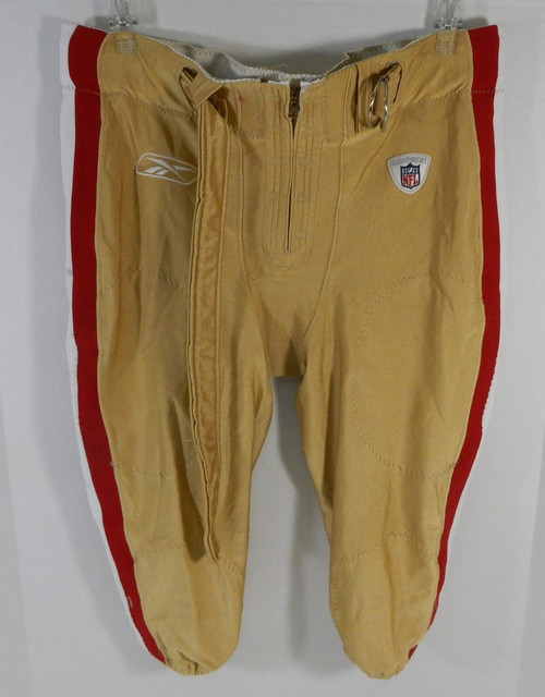 2009 San Francisco 49ers Game Used Gold Football Pants 40 204