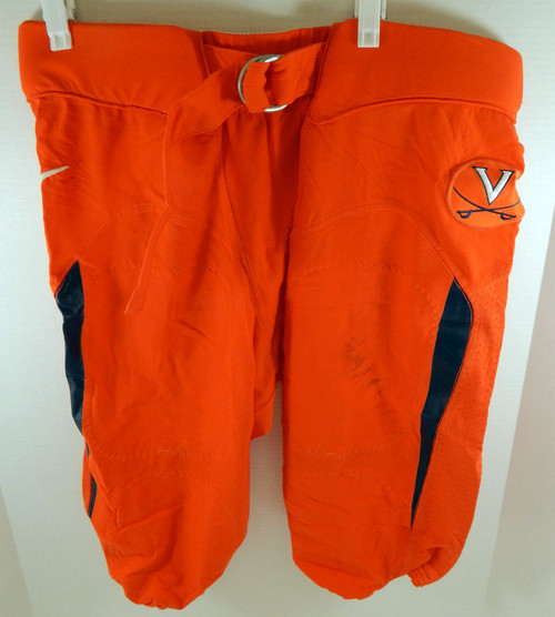 2010-14 Virginia Cavaliers Game Used Orange Pants 38 DP27058