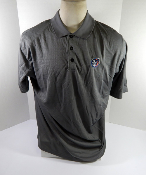 2012-13 Charlotte Bobcats Team Issued Grey Collared Polo Shirt 3XL 802
